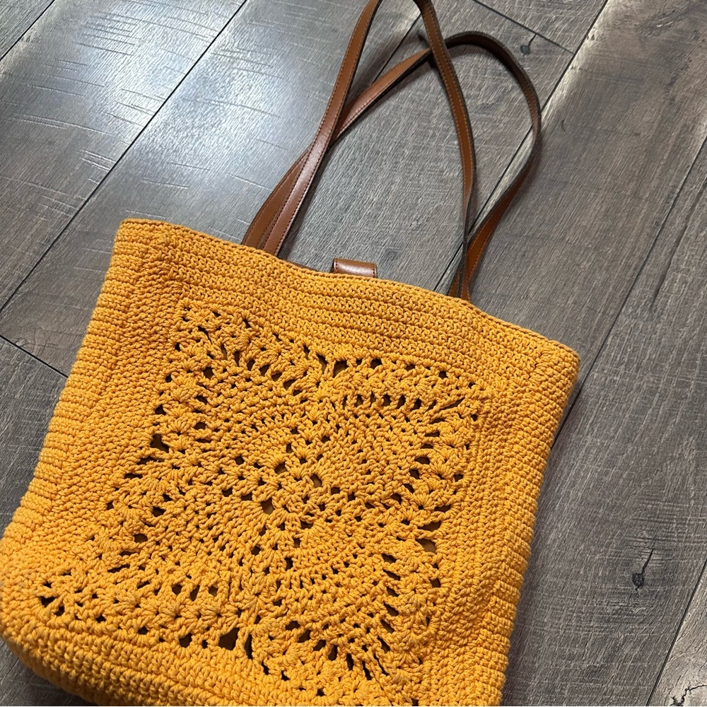 Patricia Nash Naomi Crochet Butterfly Tote Bag - Picture 4 of 9